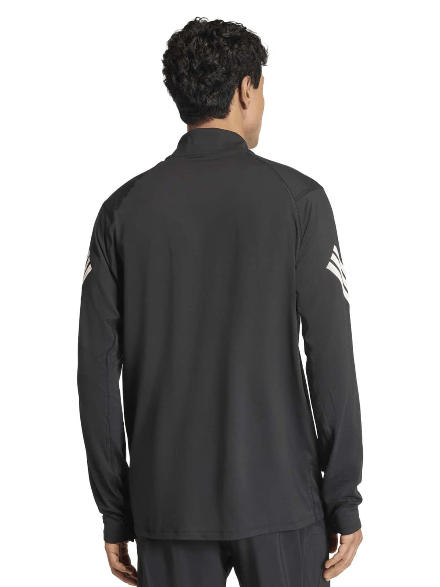 Adidas adi365 Iconic 1/2 Zip Top, felpa 1/2 zip da uomo nero