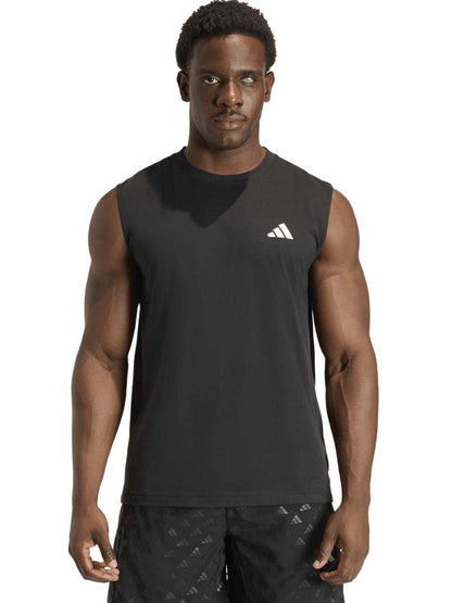 Adidas Workout Essentials Feelready, canotta da uomo nera