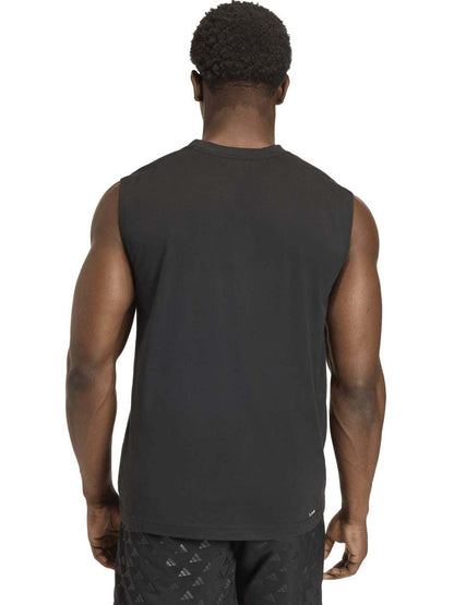 Adidas Workout Essentials Feelready, canotta da uomo nera