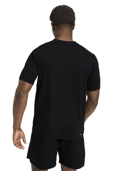 Adidas Workout Essentials Feelready, t-shirt da uomo nera