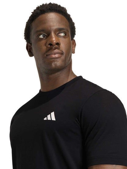 Adidas Workout Essentials Feelready, t-shirt da uomo nera
