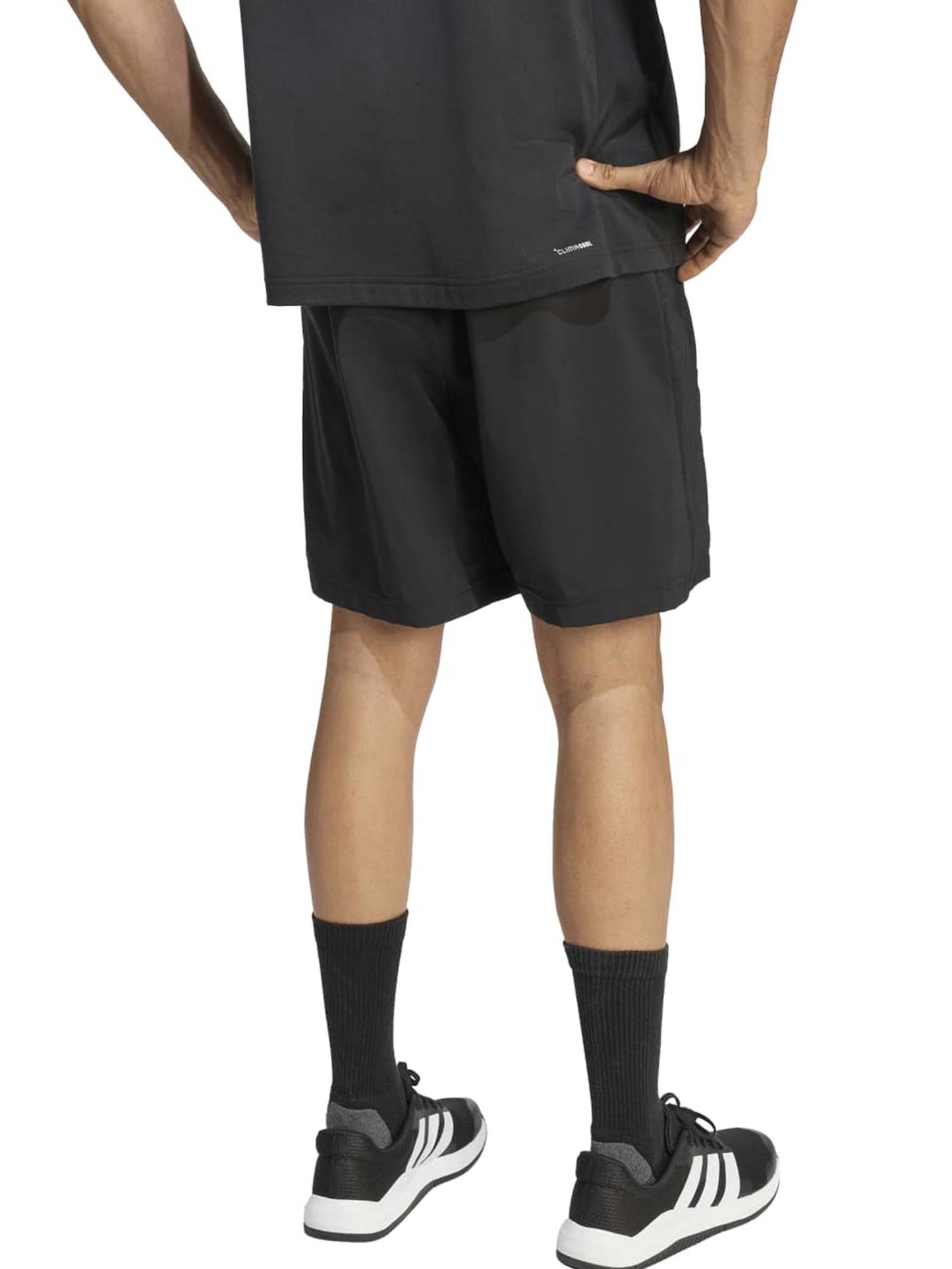 Adidas Workout Essentials Base Woven Short, bermuda da uomo nero