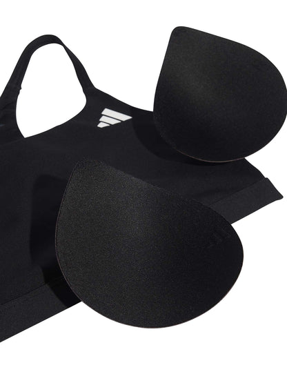 Adidas Optime Essentials bralette training da donna nera