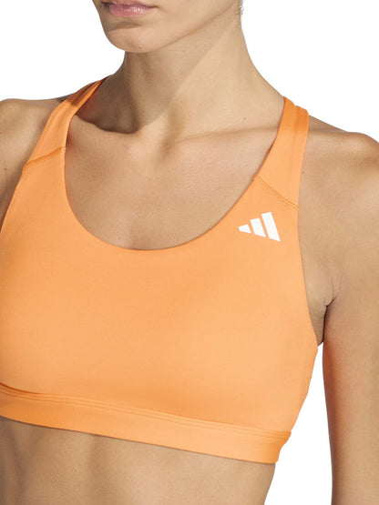 Reggiseno sportivo Adidas Optime Essentials da donna arancione