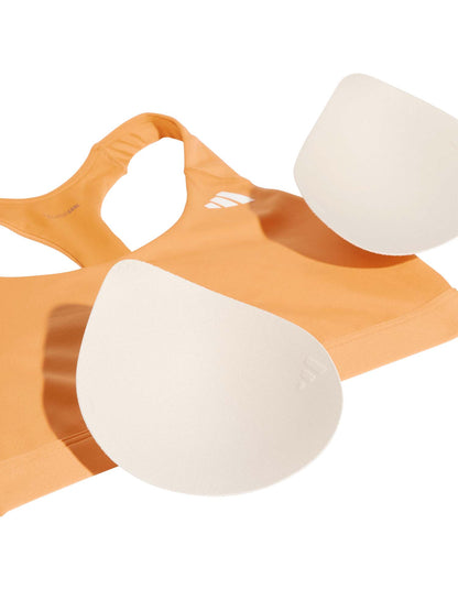 Reggiseno sportivo Adidas Optime Essentials da donna arancione