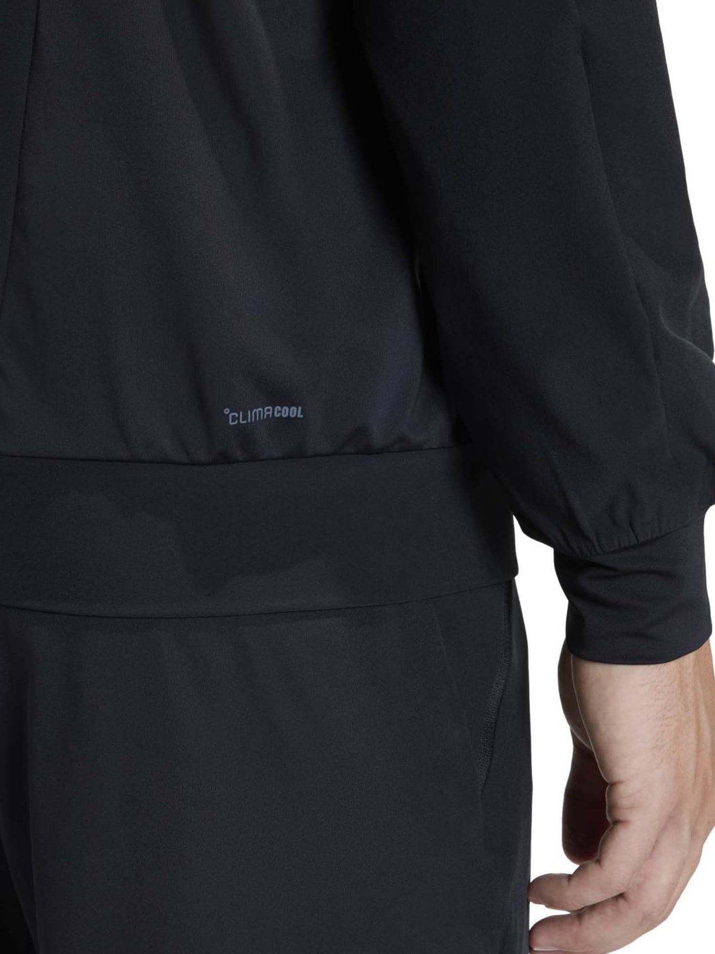 Adidas D4T Workout Full-Zip, felpa da uomo nera