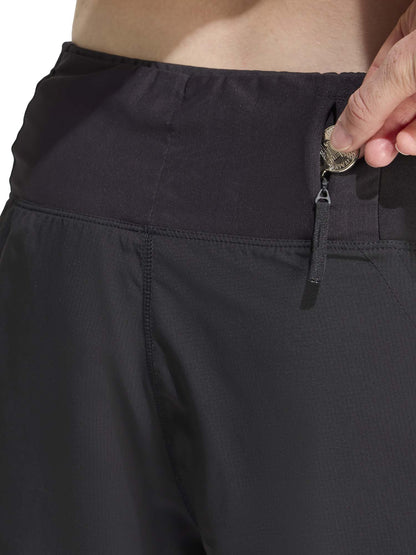 Shorts running adi365 Formotion 2in1 neri da donna