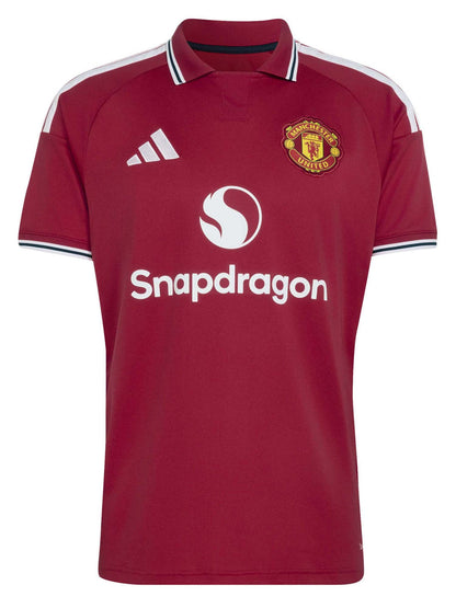 Adidas Manchester United 26 27 Home Jersey, t-shirt da uomo rossa