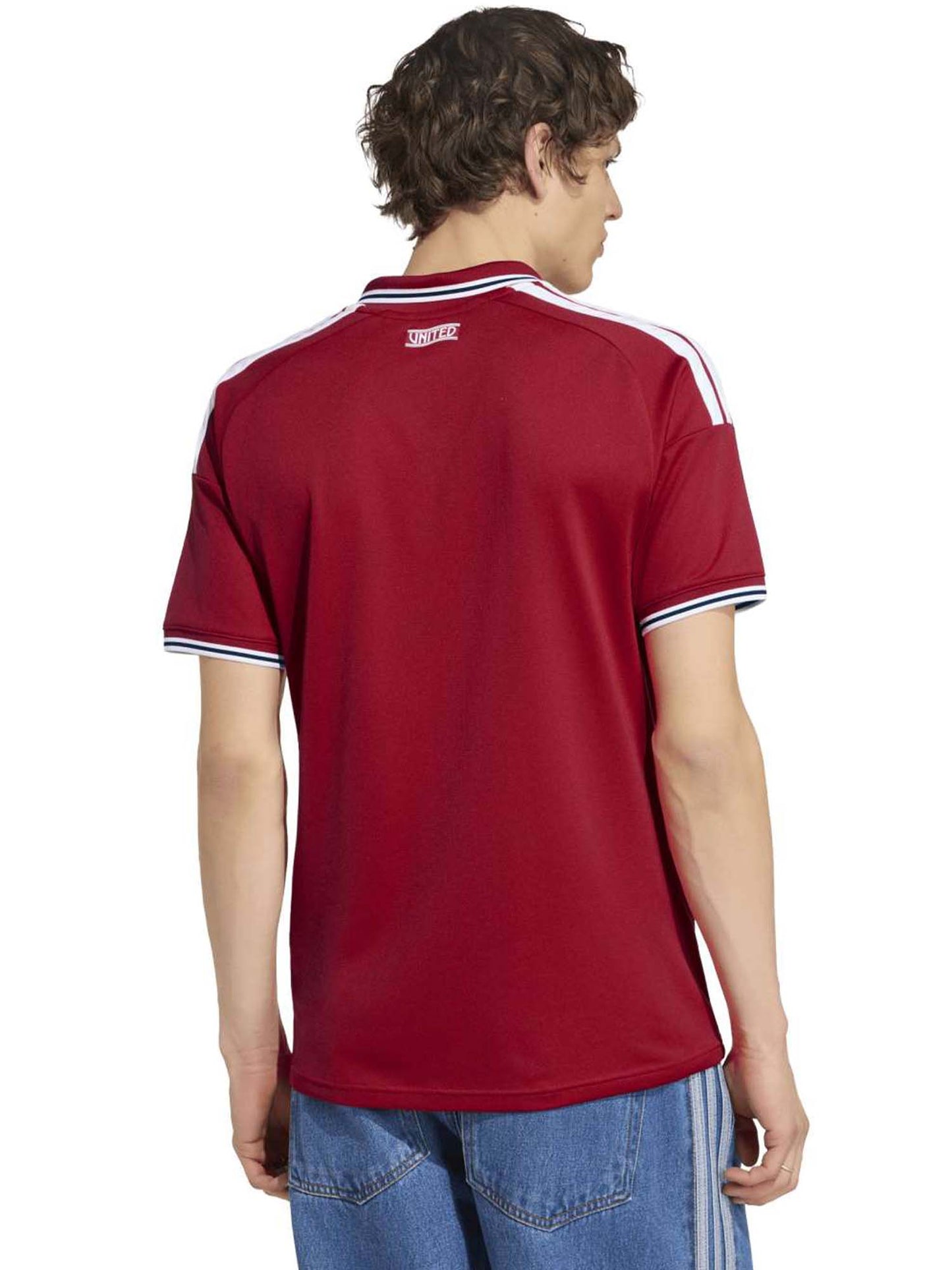 Adidas Manchester United 26 27 Home Jersey, t-shirt da uomo rossa