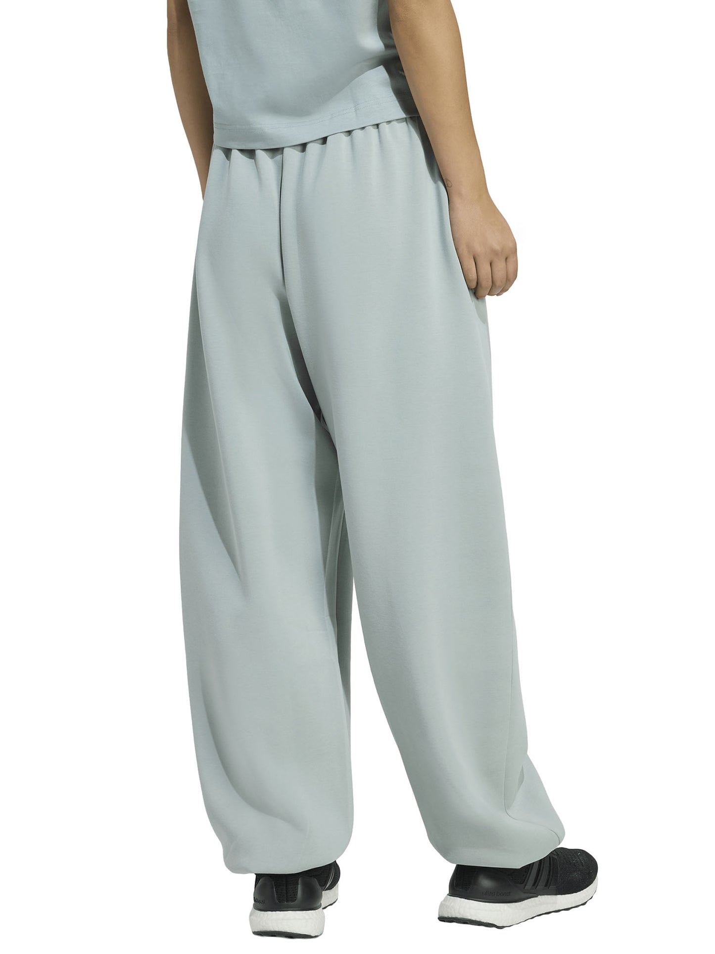 Pantaloni sportivi Balloon Soft Lux verdi da donna Adidas