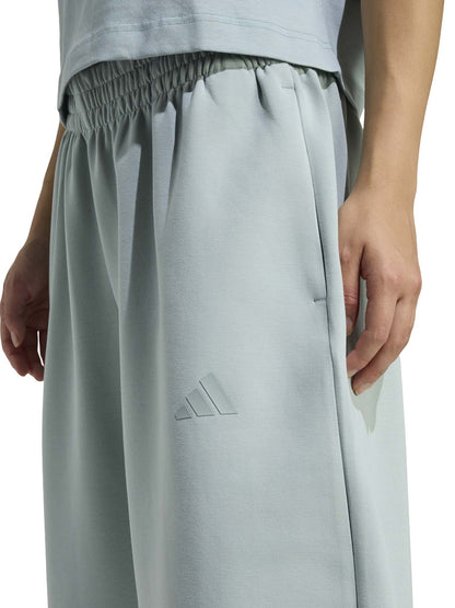 Pantaloni sportivi Balloon Soft Lux verdi da donna Adidas
