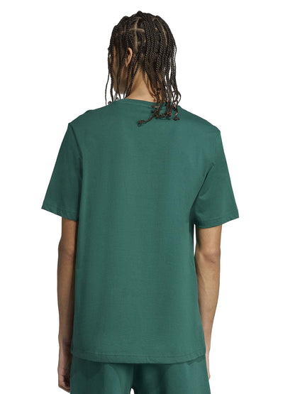 T-SHIRT COLLEGE ADIDAS UOMO VERDONE