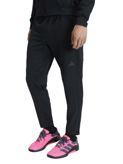 Adidas D4T Workout, pantalone da uomo nero