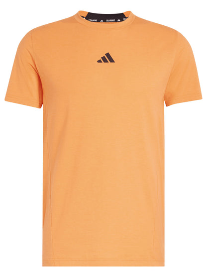 T-shirt Training Workout Adidas da uomo arancione