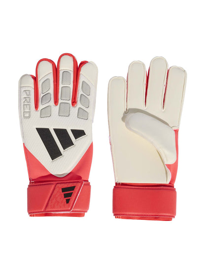 GUANTO DA PORTIERE BIANCO-ROSSO ADIDAS PREDATOR DA UOMO