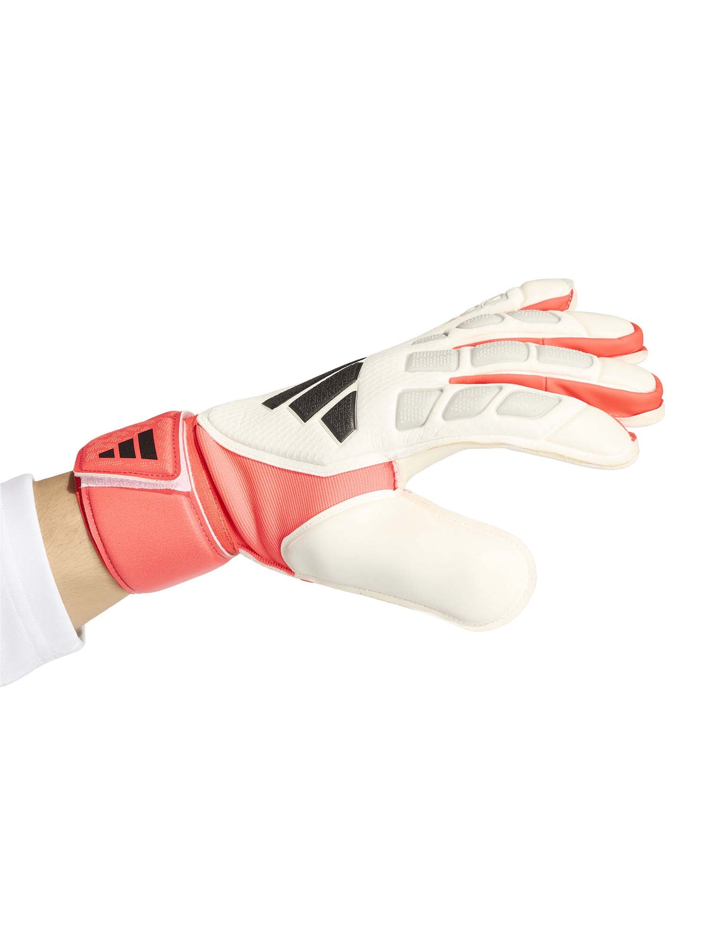 GUANTO DA PORTIERE BIANCO-ROSSO ADIDAS PREDATOR DA UOMO