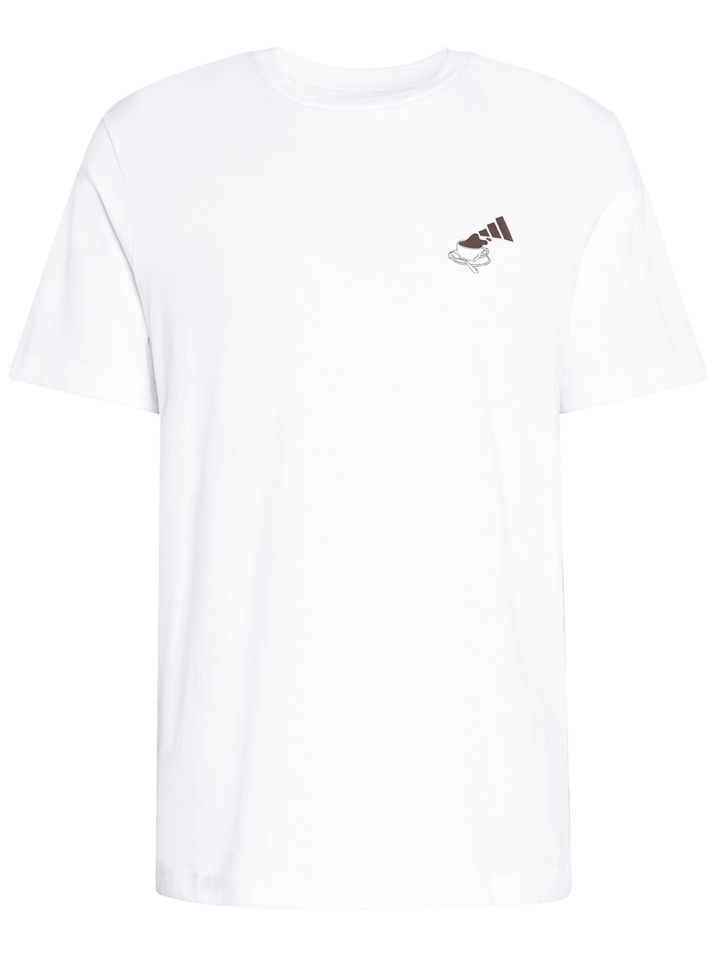 T-shirt Adidas Coffee Cafe Cheesecake da uomo bianca