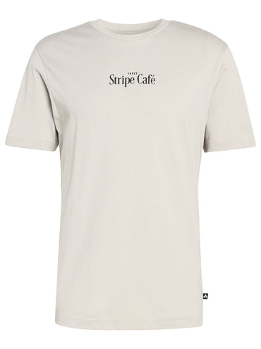 T-SHIRT BEIGE ADIDAS COFFE CAFE DONUT BOX DA UOMO