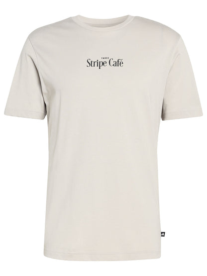 T-SHIRT BEIGE ADIDAS COFFE CAFE DONUT BOX DA UOMO