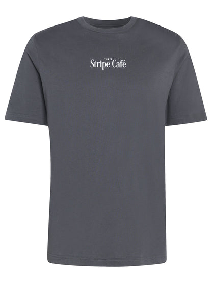 T-shirt uomo Adidas Coffee Cafe Donut Box grigia