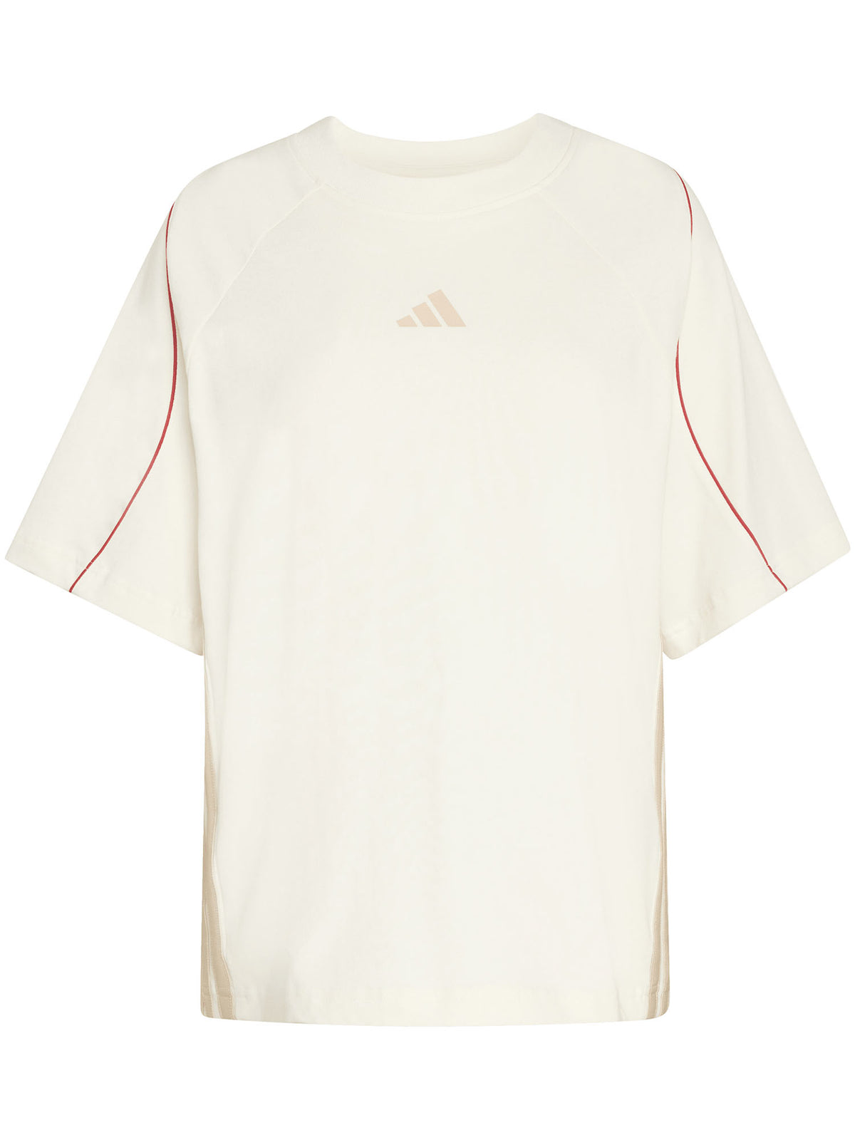 Adidas t-shirt poly da donna panna