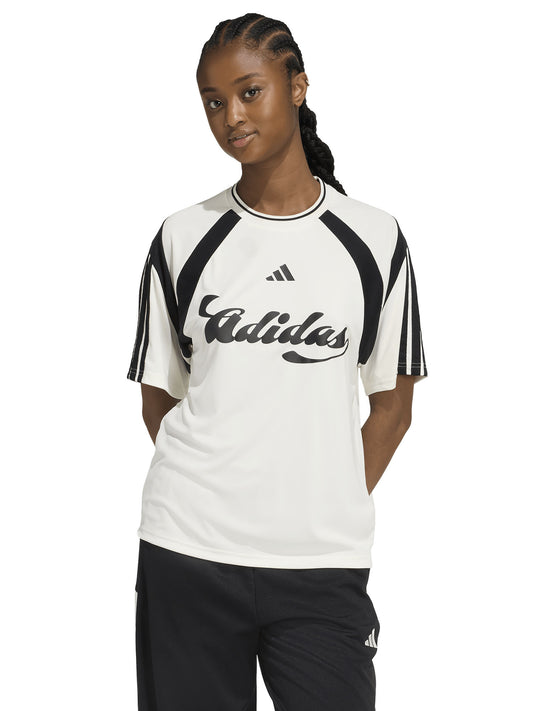 T-SHIRT BIANCA ADIDAS HOUSE OF TIRO DA DONNA