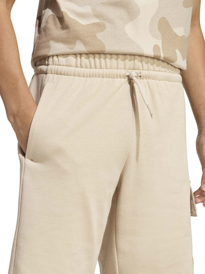Short beige Adidas con tasca cargo junior bimbo/a comodo e versatile