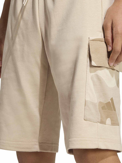 Short beige Adidas con tasca cargo junior bimbo/a comodo e versatile