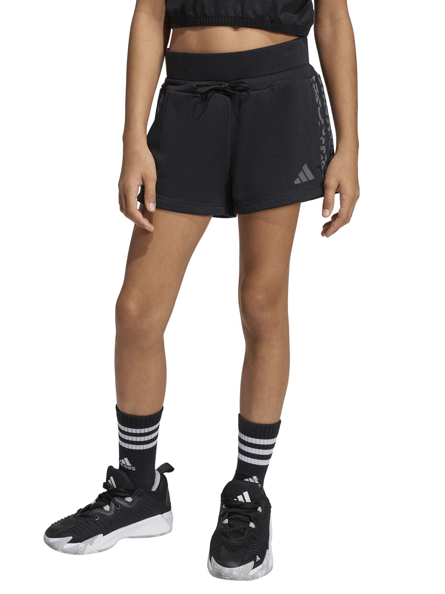 SHORT NERO ADIDAS DA BAMBINA