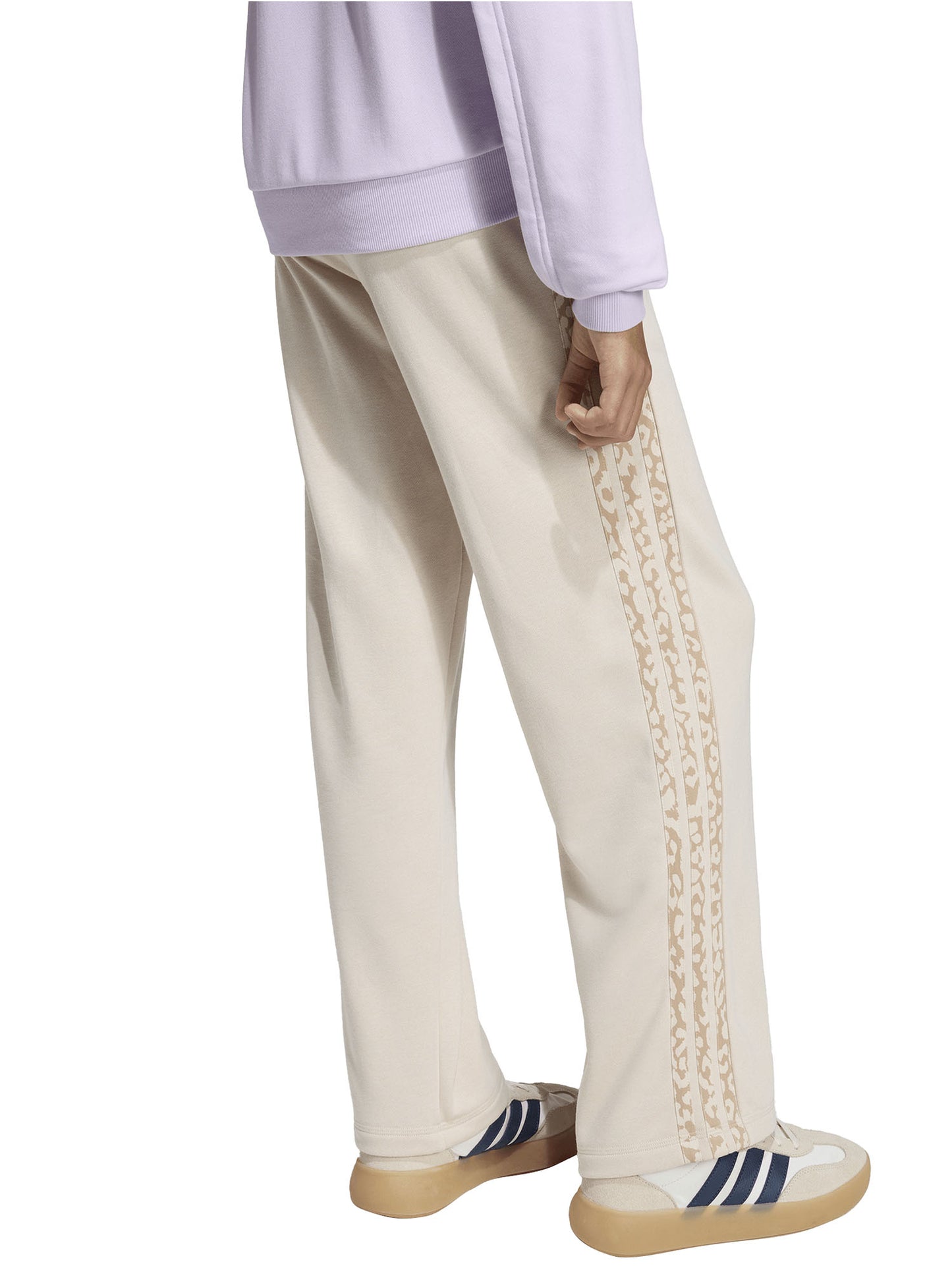 PANTALONE BEIGE ADIDAS 3STRIPES ANIMALIER DA BAMBINA