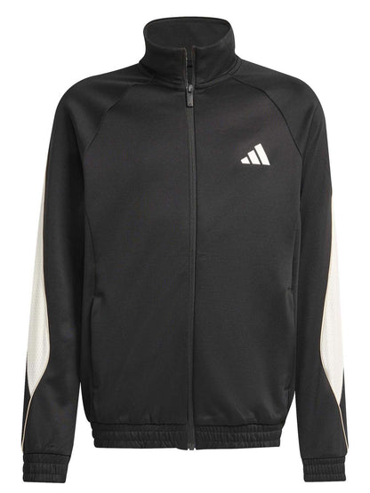 Adidas Stadium Track Jacket, felpa Unisex bambino nera