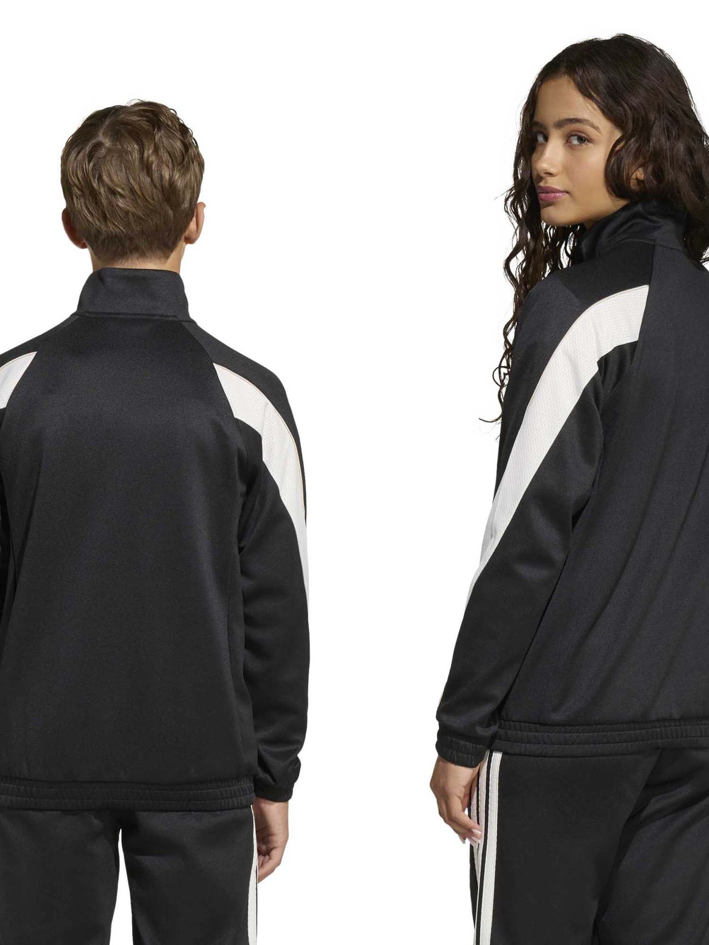 Adidas Stadium Track Jacket, felpa Unisex bambino nera