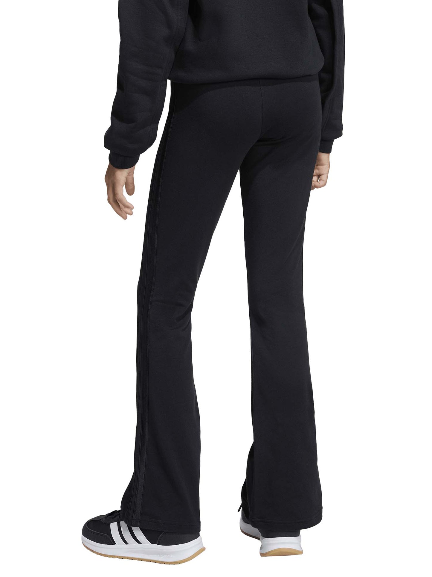 LEGGINGS FLARED NERO ADIDAS DA BAMBINA