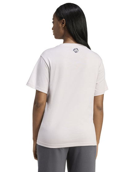 Adidas Animal Graphic, t-shirt con stampa animalier da donna lilla