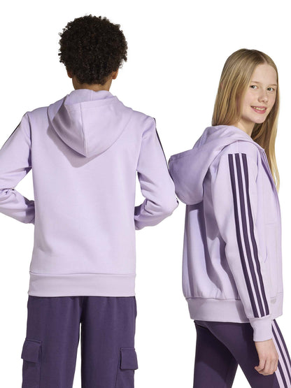FELPA CON CAPPUCCIO ADIDAS JUNIOR UNISEX LILLA