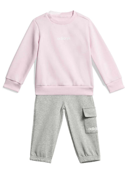 Adidas Essentials Joggers Set, tuta Unisex bambino rosa