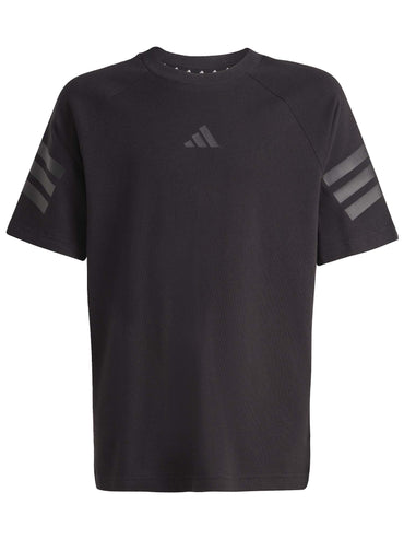 T-SHIRT NERA ADIDAS 3STRIPES JUNIO UNISEX