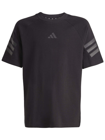 T-SHIRT NERA ADIDAS 3STRIPES JUNIO UNISEX
