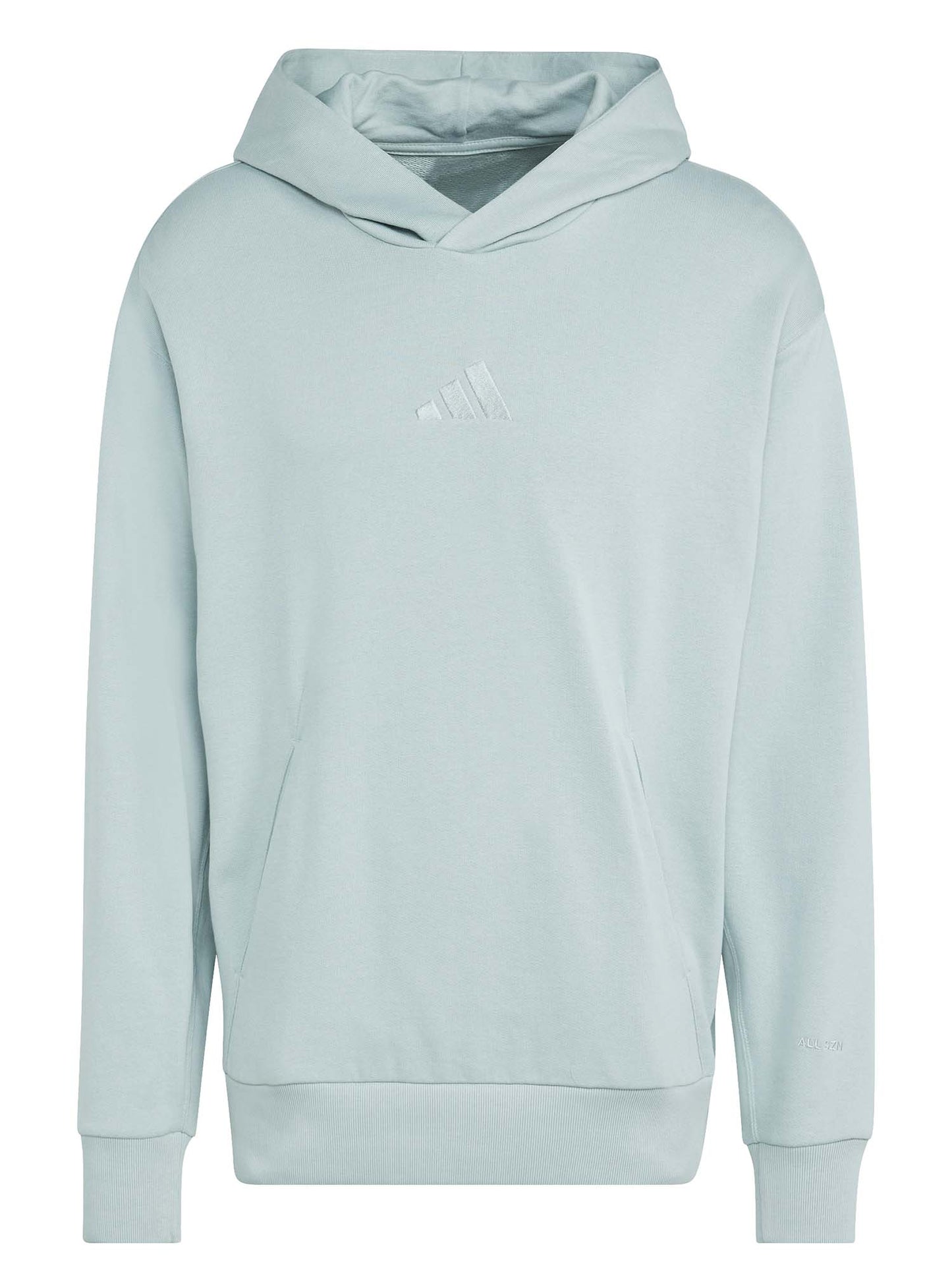 Felpa con cappuccio Adidas All Szn in verde salvia da uomo
