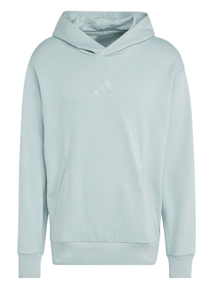Felpa con cappuccio Adidas All Szn in verde salvia da uomo