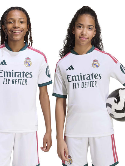 Adidas Real Madrid 26/27 Home Jersey, t-shirt & polo da bambino bianca