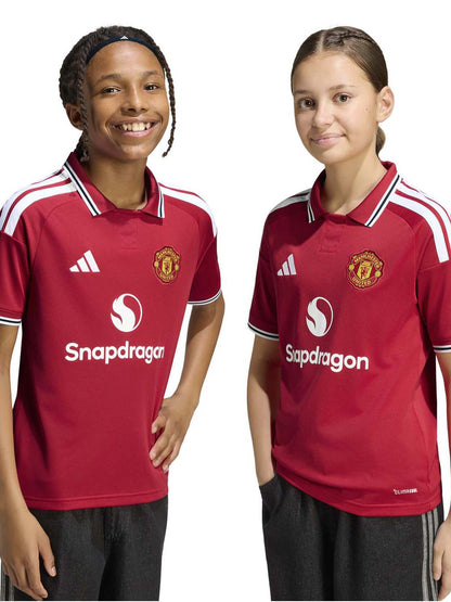 Adidas Manchester United 26/27, t-shirt Unisex bambino rossa