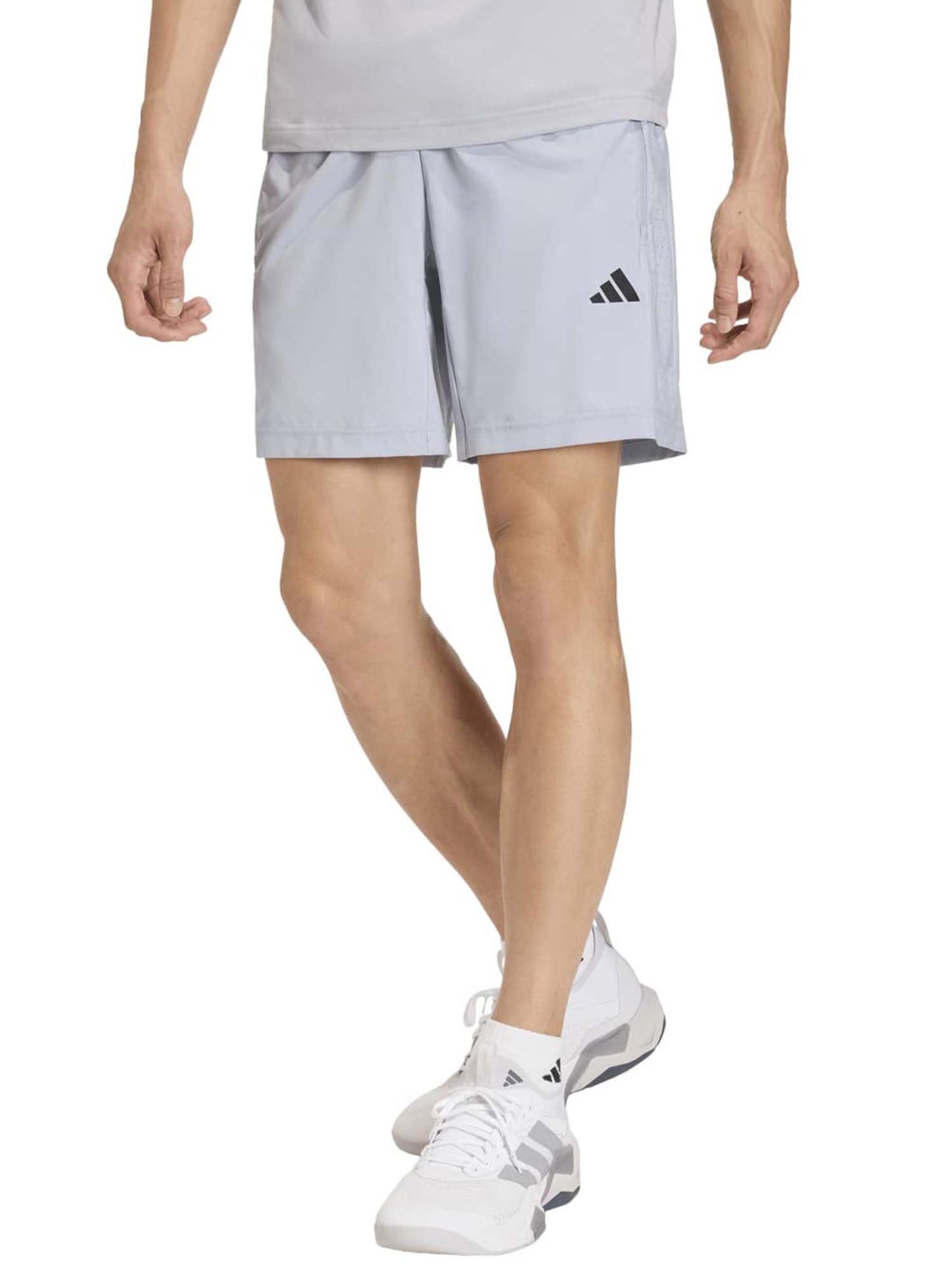 Adidas Workout Essentials Base Woven, shorts da uomo grigi