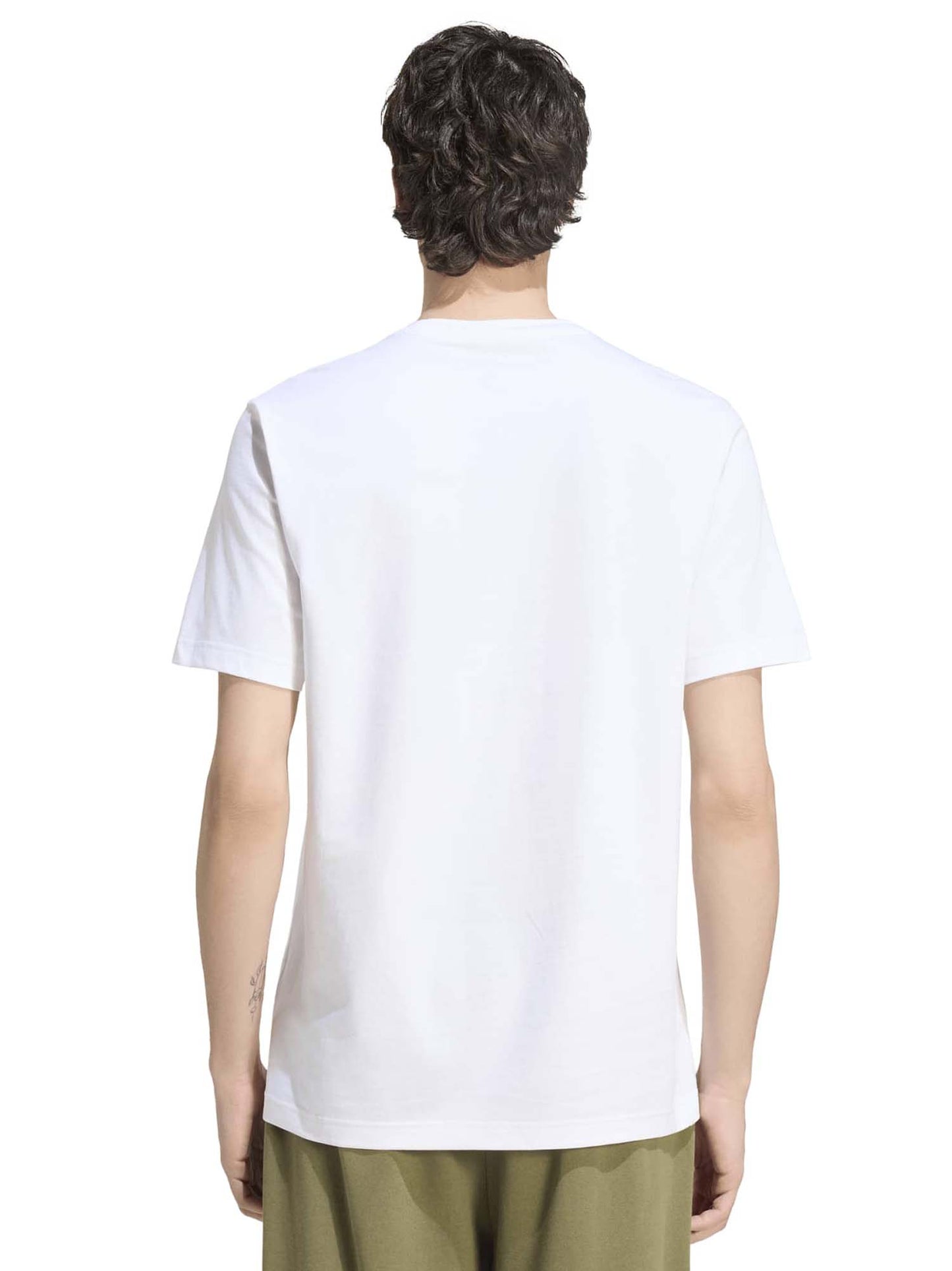 Adidas T-shirt Camo, t-shirt maniche corte da uomo bianca
