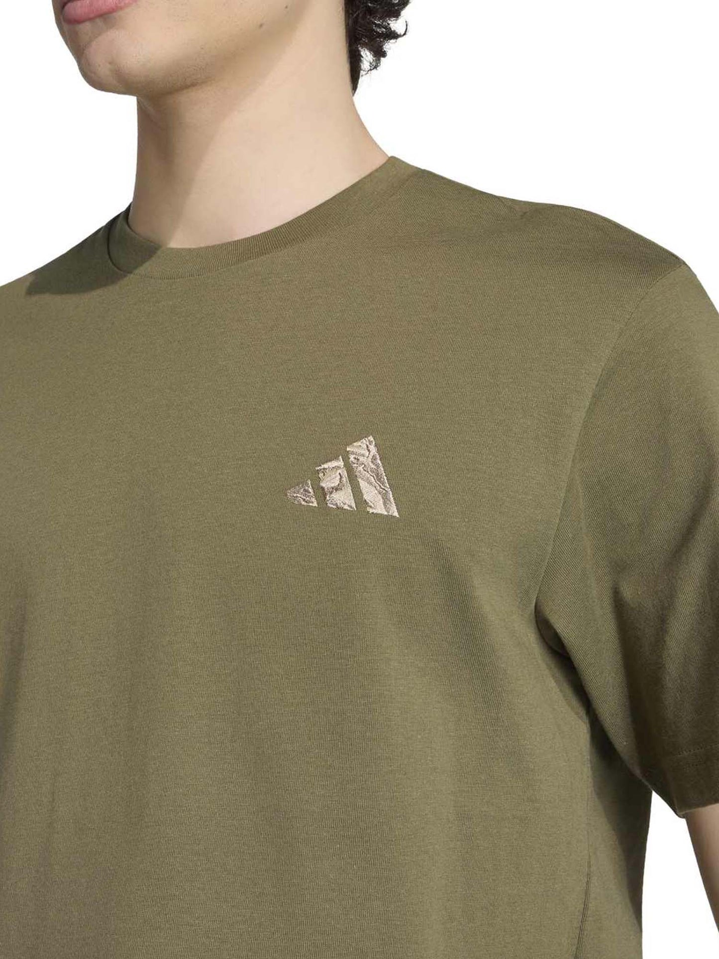 Adidas Camo, t-shirt da uomo verde