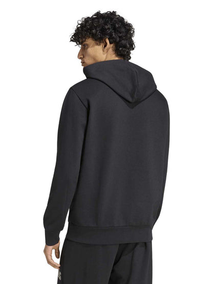 Adidas Collegiate Script, felpa da uomo nera