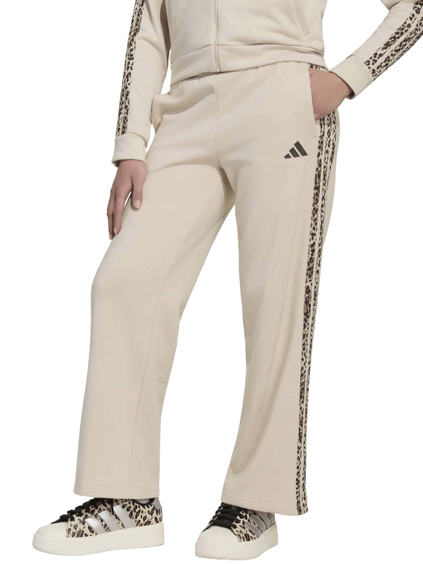 Adidas Animal Pants, pantalone Unisex bambino beige