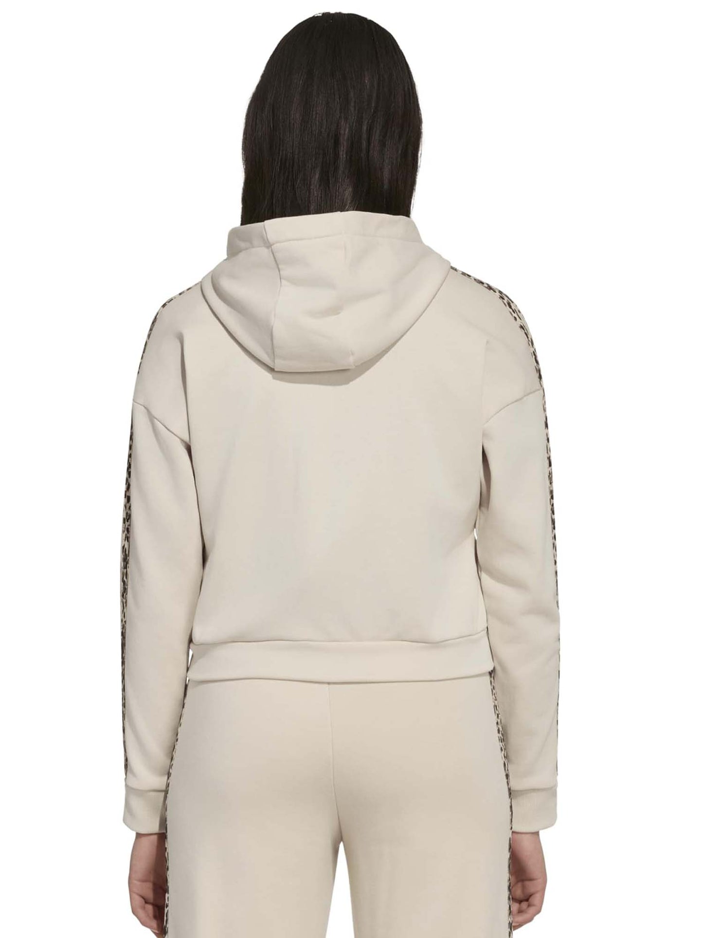 Adidas Seasonals Animal Full Zip Hoodie, felpa Unisex bambino beige