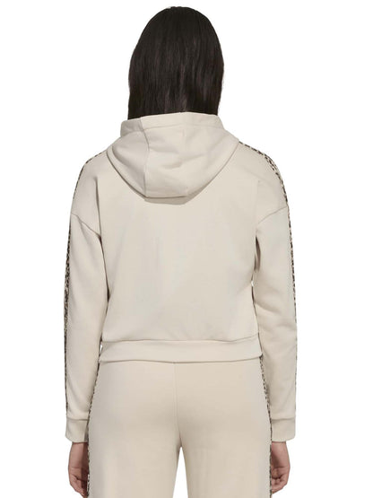 Adidas Seasonals Animal Full Zip Hoodie, felpa Unisex bambino beige