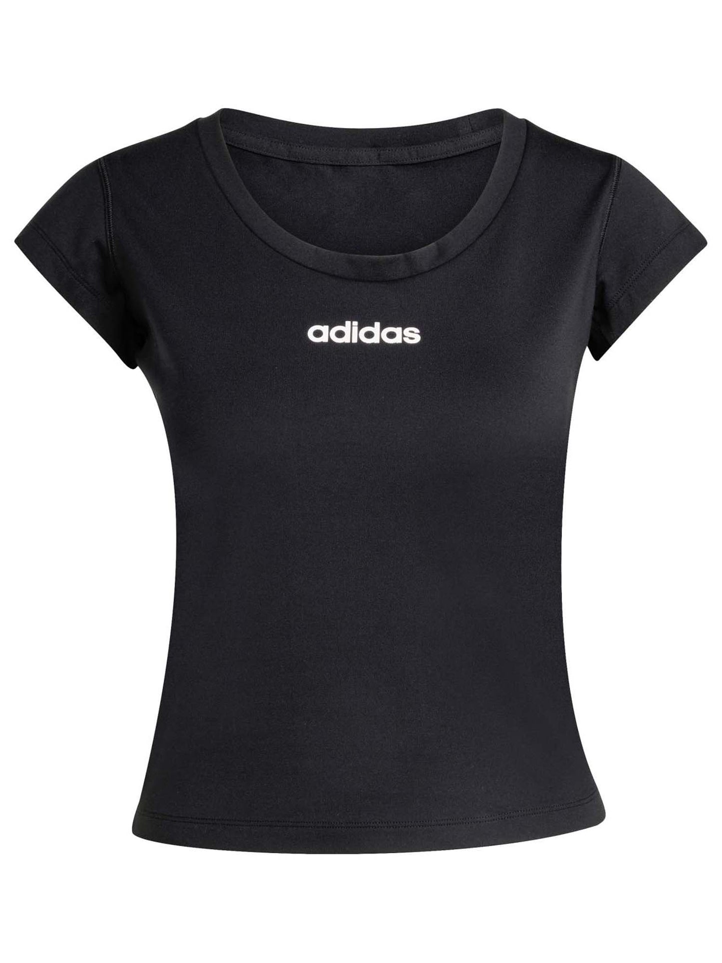 Adidas Hyperglam Baby Tee, t-shirt da donna nera